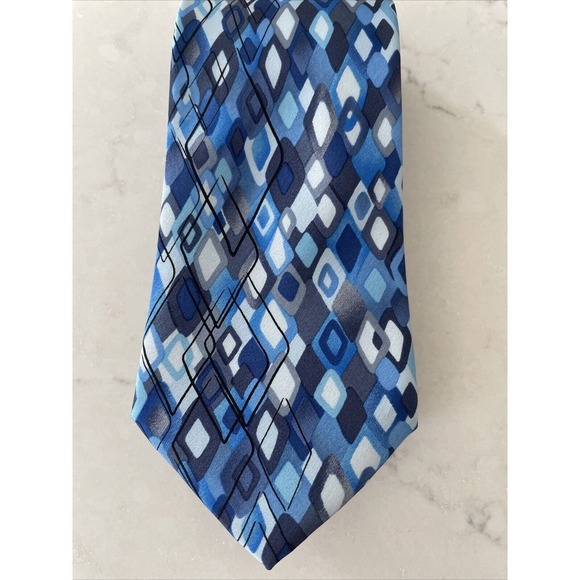 Jerry J Garcia Tie Lady with The Argyle Socks Collection‎ #58 Blue Mens Necktie - Picture 1 of 4